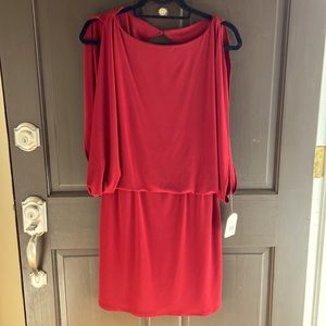 Gorgeous Burgundy Open Sleeves & Open Back